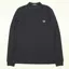 Fred Perry LS Plain Polo Shirt - Navy